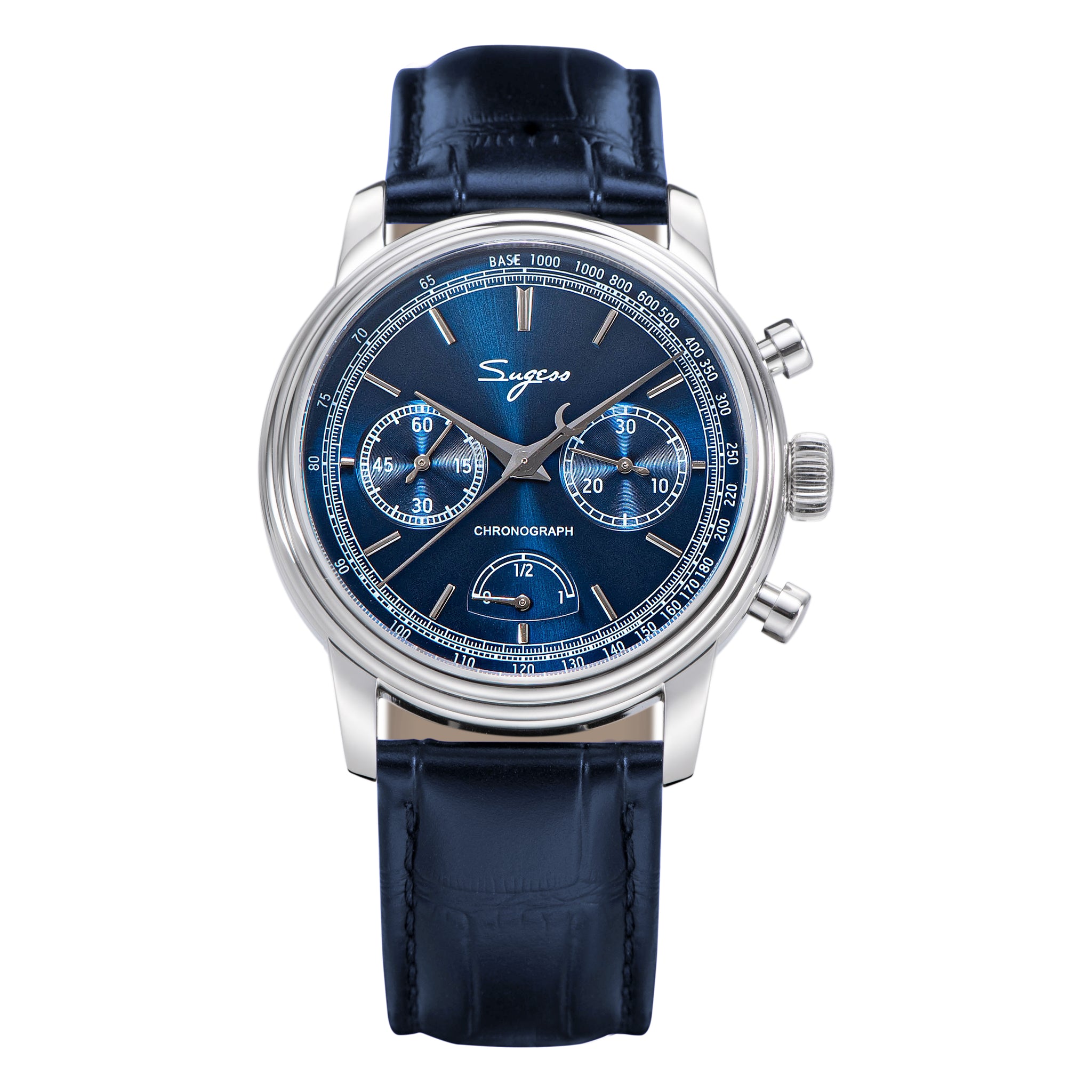 Chrono Master S438 Deep Blue Dial Power Reserve Indicator