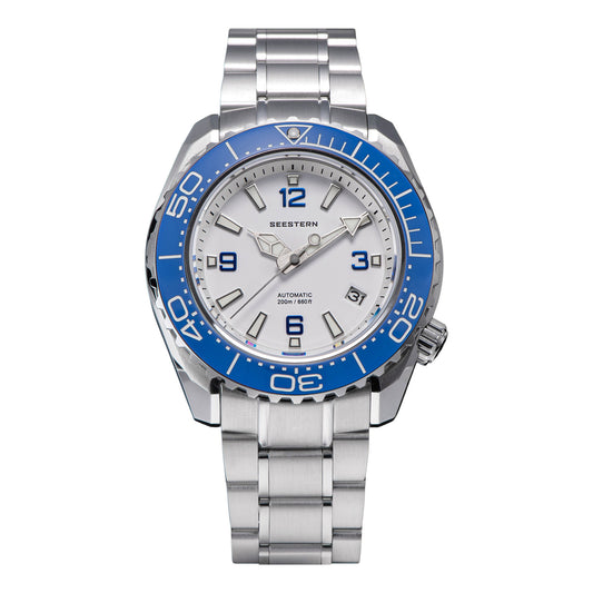 Seestern 416 Professional Diver Watch S416WH White Dial