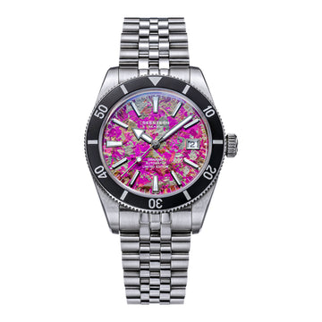 Seestern S477 Diver Purple Dial Ceramic Bezel