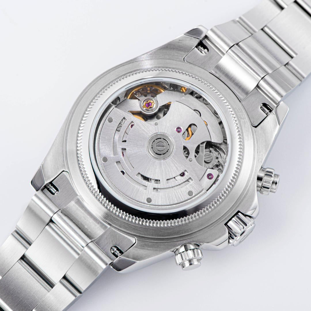 Automatic Chronograph S418-2.001 White Dial Stainless Steel Bezel Prof