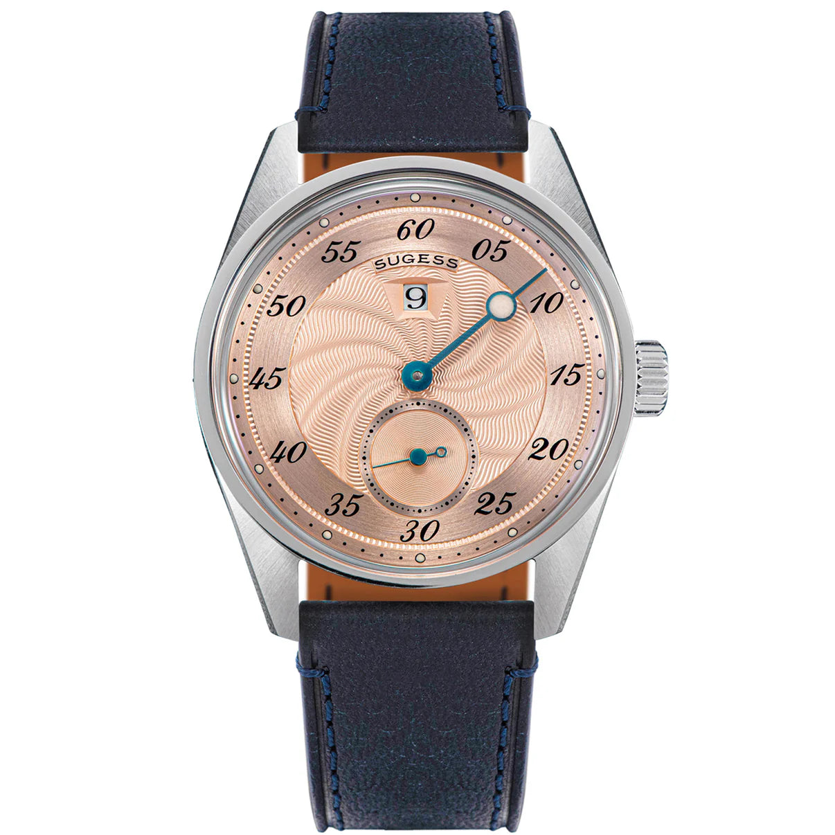 Automatic S451-1 Salmon Dial Jumping Hour One Pointer Stainless Steel Automatic S451-1 Salmon Dial Jumping Hour One Pointer Stainless Steel