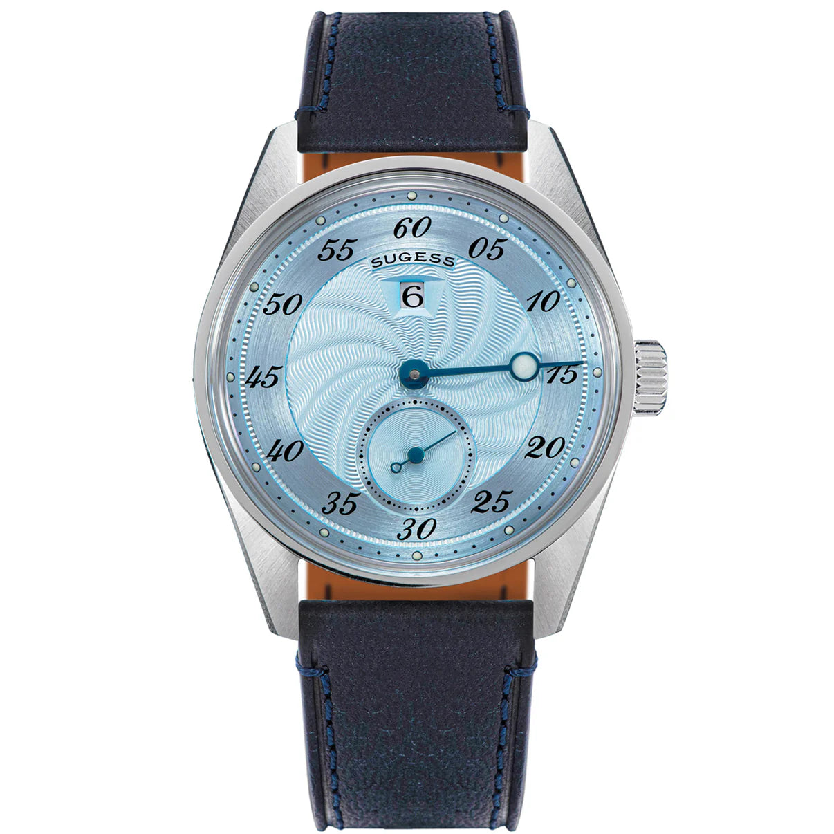 Automatic S451-1 Light Blue Dial Jumping Hour One Pointer Stainless St Automatic S451-1 Light Blue Dial Jumping Hour One Pointer Stainless St