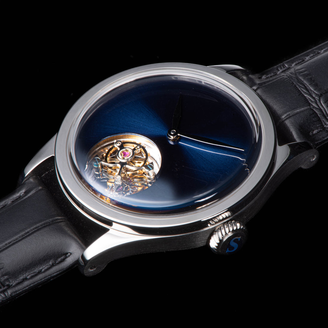 Tourbillon Master SU8000MSBL Stainless Steel Case Blue Dial