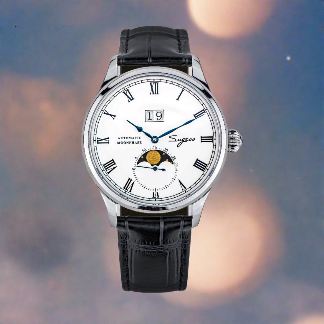 MoonPhase Master Automatic SU2528SS Enamel Dial