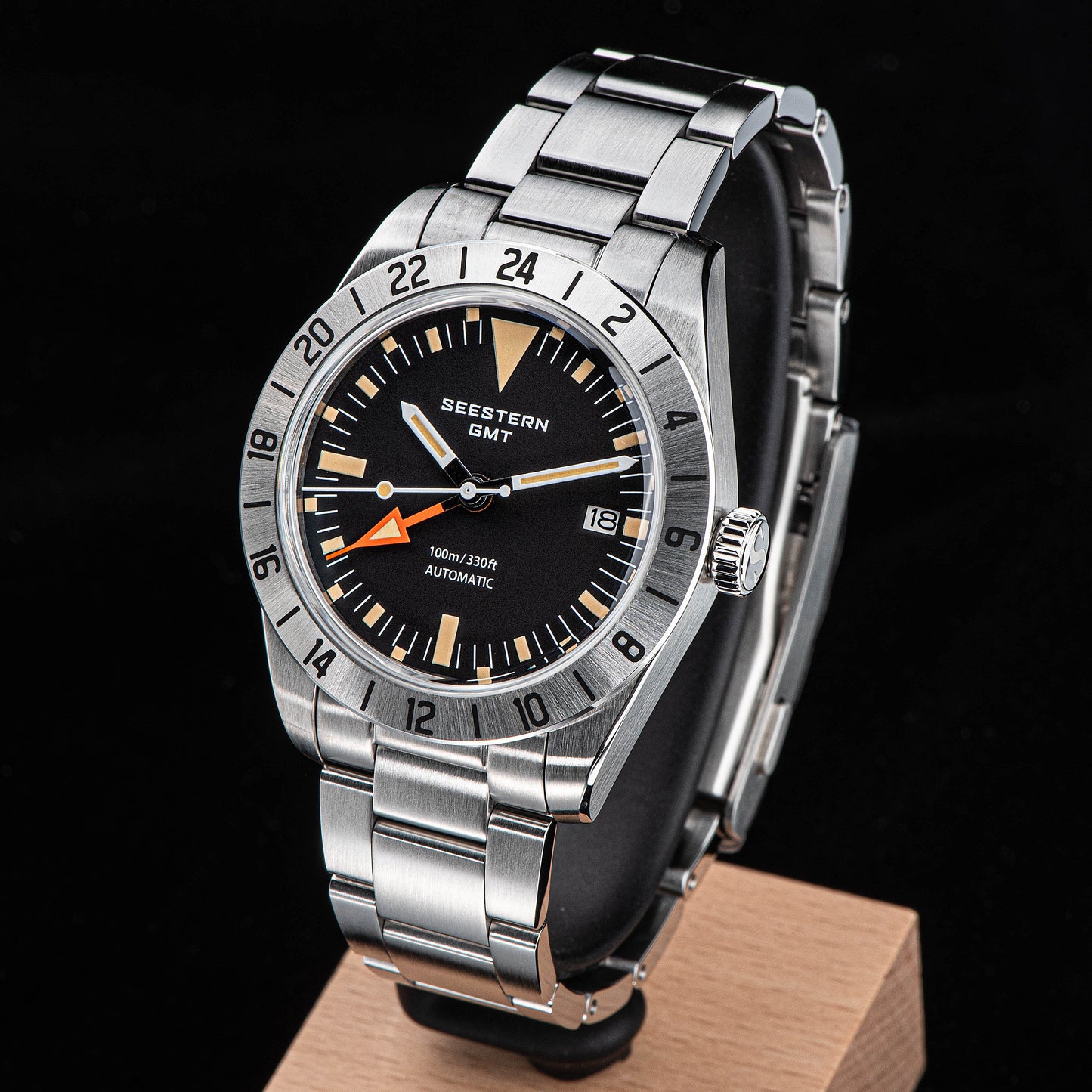 Seestern Heritage 436 BB GMT (Seiko NH34 GMT movement)