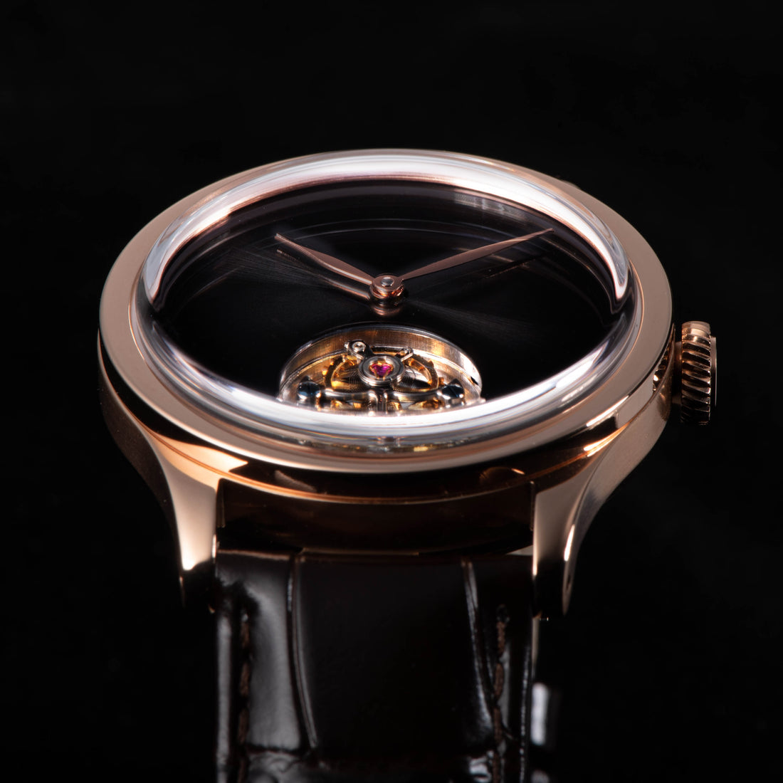 Tourbillon Master SU8000MRGR Rose Gold Case Grey Dial