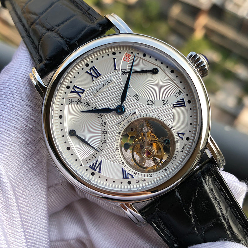 Sugess seakors Seagull ST8004 Tourbillon Movement Watch Sugess seakors Seagull ST8004 Tourbillon Movement Watch
