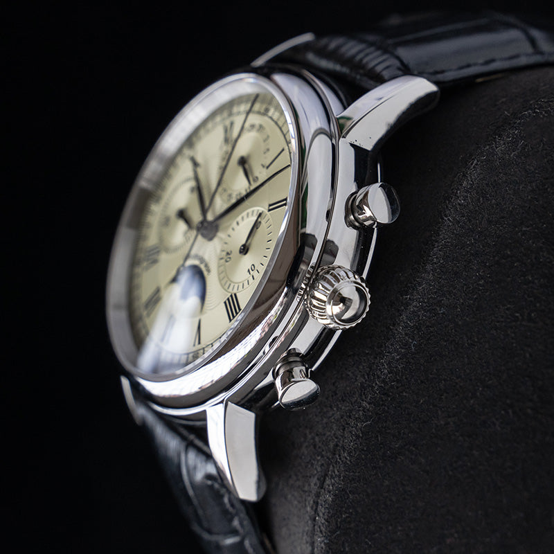 Sugess Moonphase Seagull ST1908 Movement Watch M199S