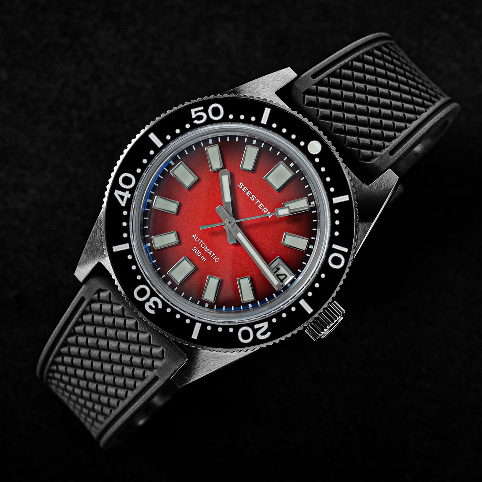 Seestern 62MAS Stainless Steel Ceramic Bezel Seiko NH35A Automatic