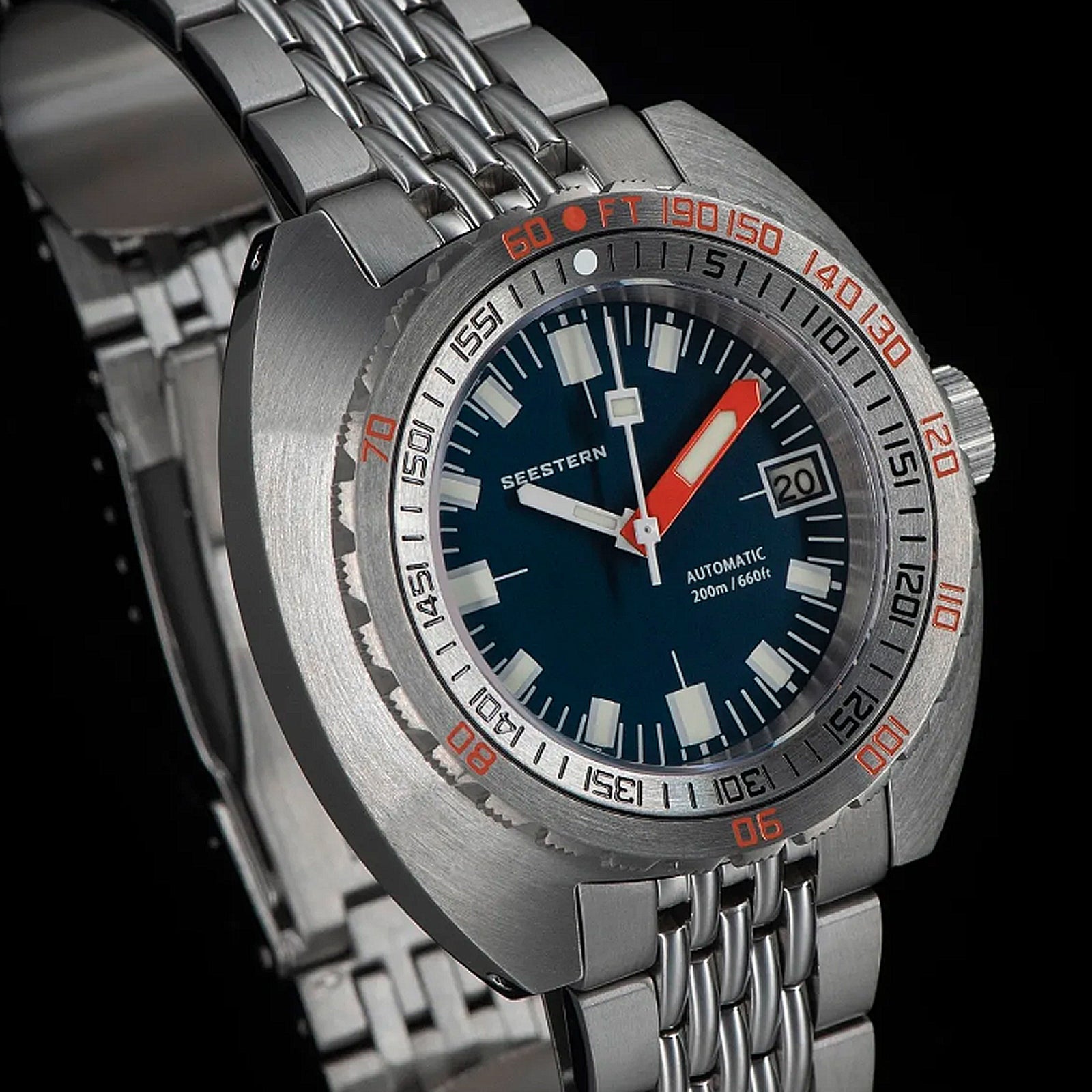 Seestern Sub300T Stainless Steel Ceramic Bezel Seaman NH35A