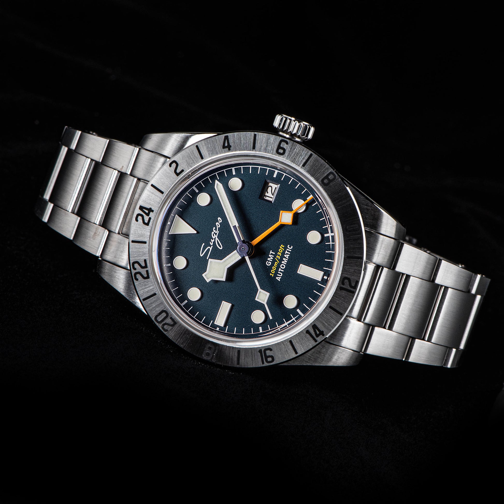 Heritage 431 BB GMT (Seiko NH34 GMT movement) – Sugess Watch