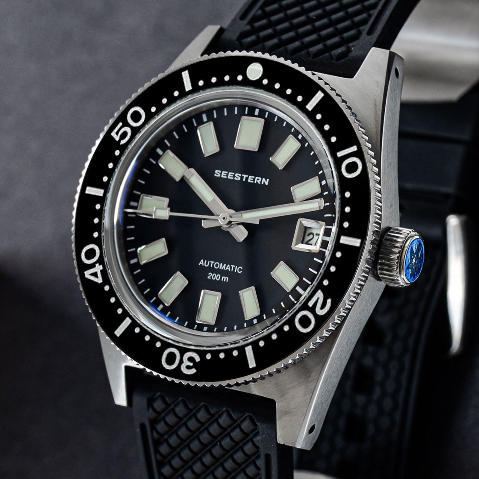 Seestern 62MAS Stainless Steel Ceramic Bezel Seiko NH35A Automatic
