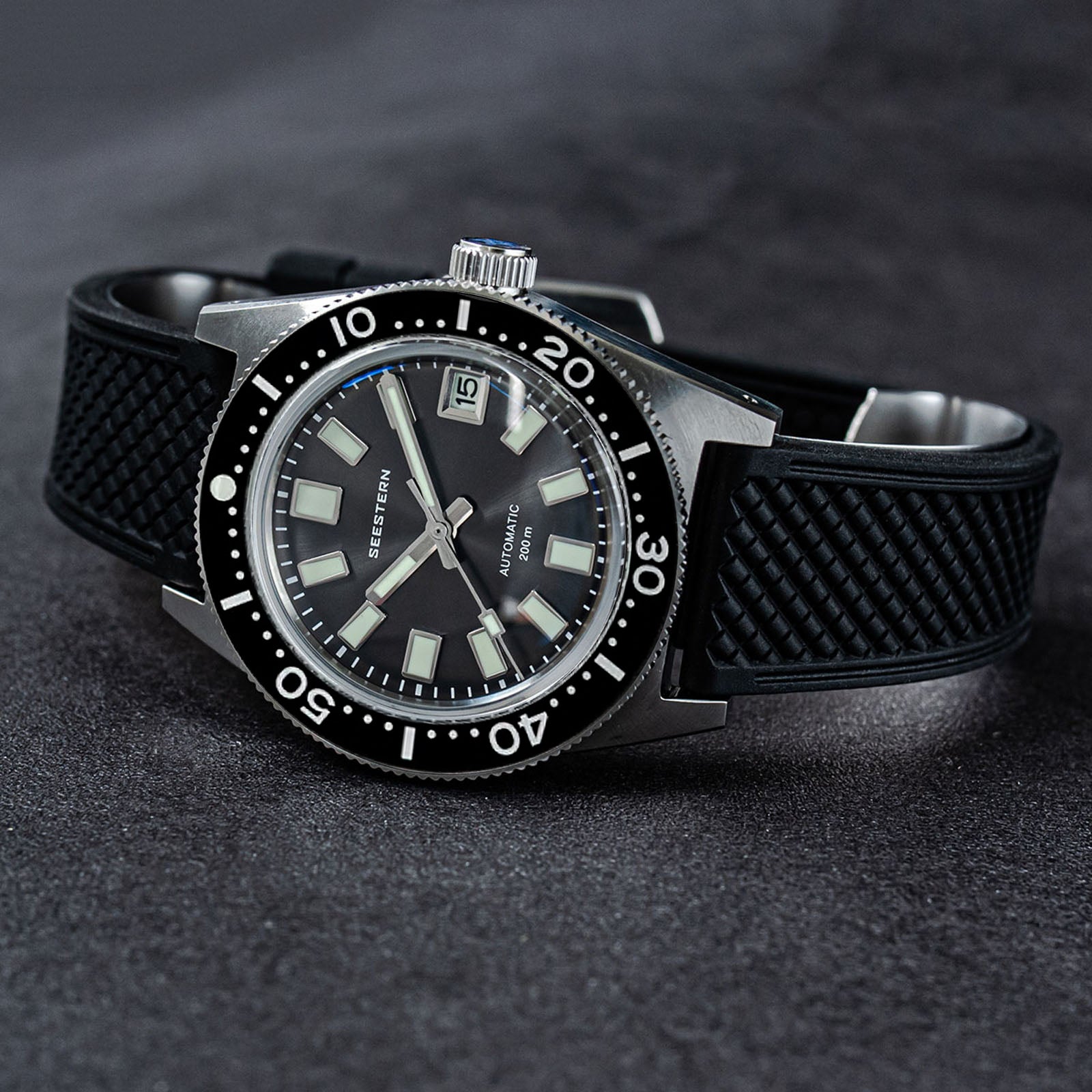 サカパネンシス Seestern 62MAS Stainless Steel Ceramic Bezel Seiko NH35A