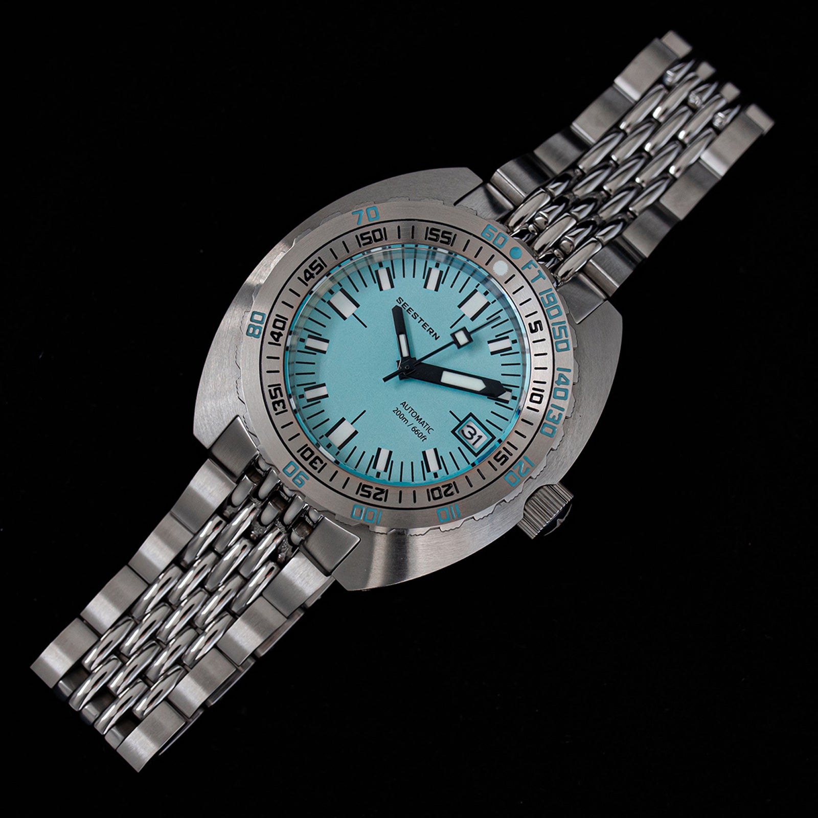 Seestern Sub300T Stainless Steel Ceramic Bezel Seaman NH35A