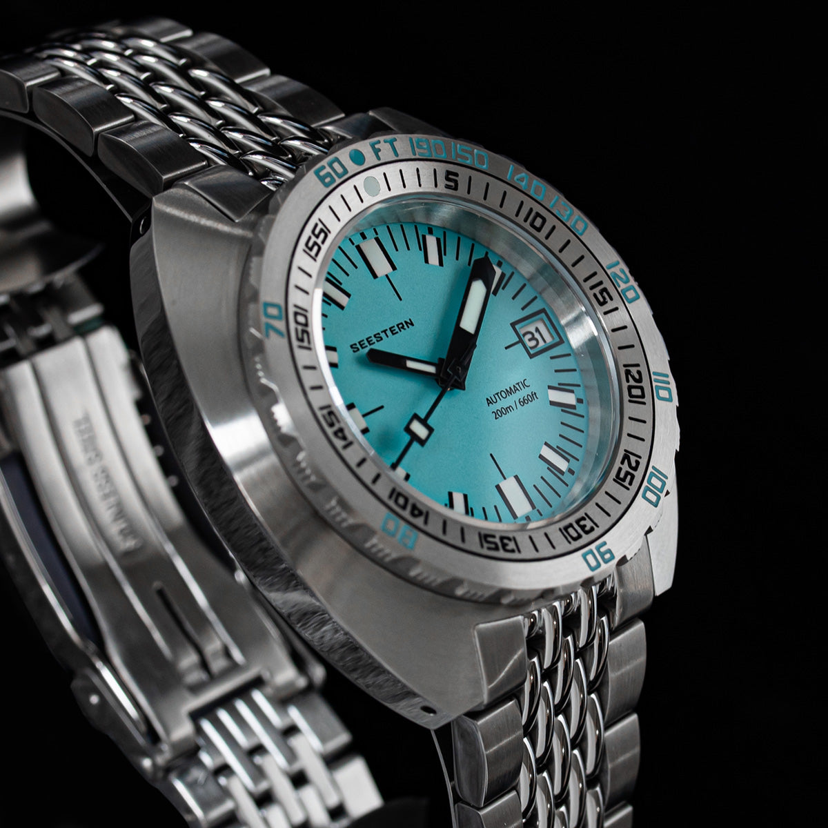 Seestern Sub300T Stainless Steel Ceramic Bezel Seaman NH35A