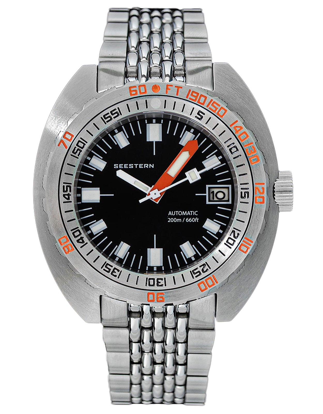 Seestern Sub300T Stainless Steel Ceramic Bezel Seaman NH35A