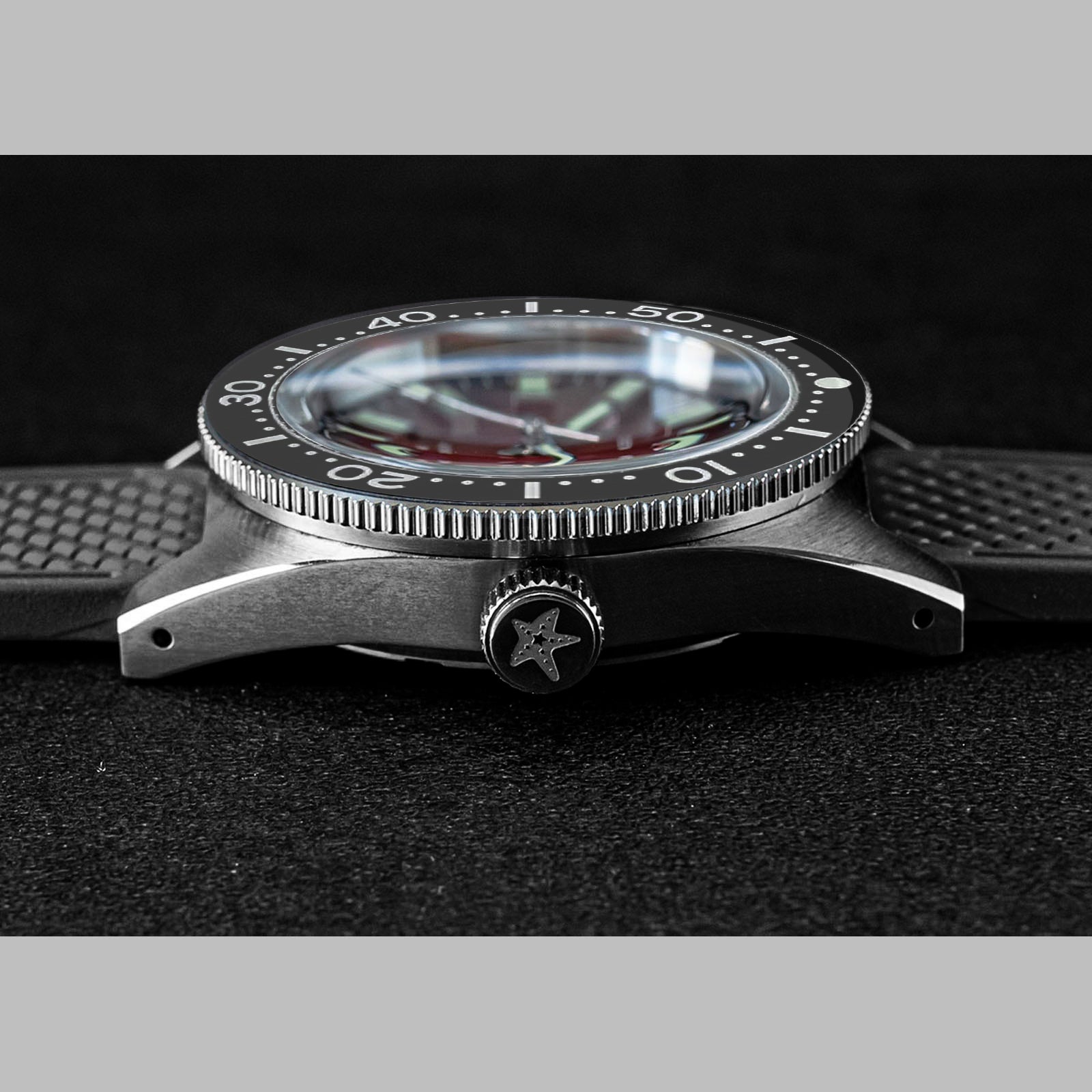 Seestern 62MAS Stainless Steel Ceramic Bezel Seiko NH35A