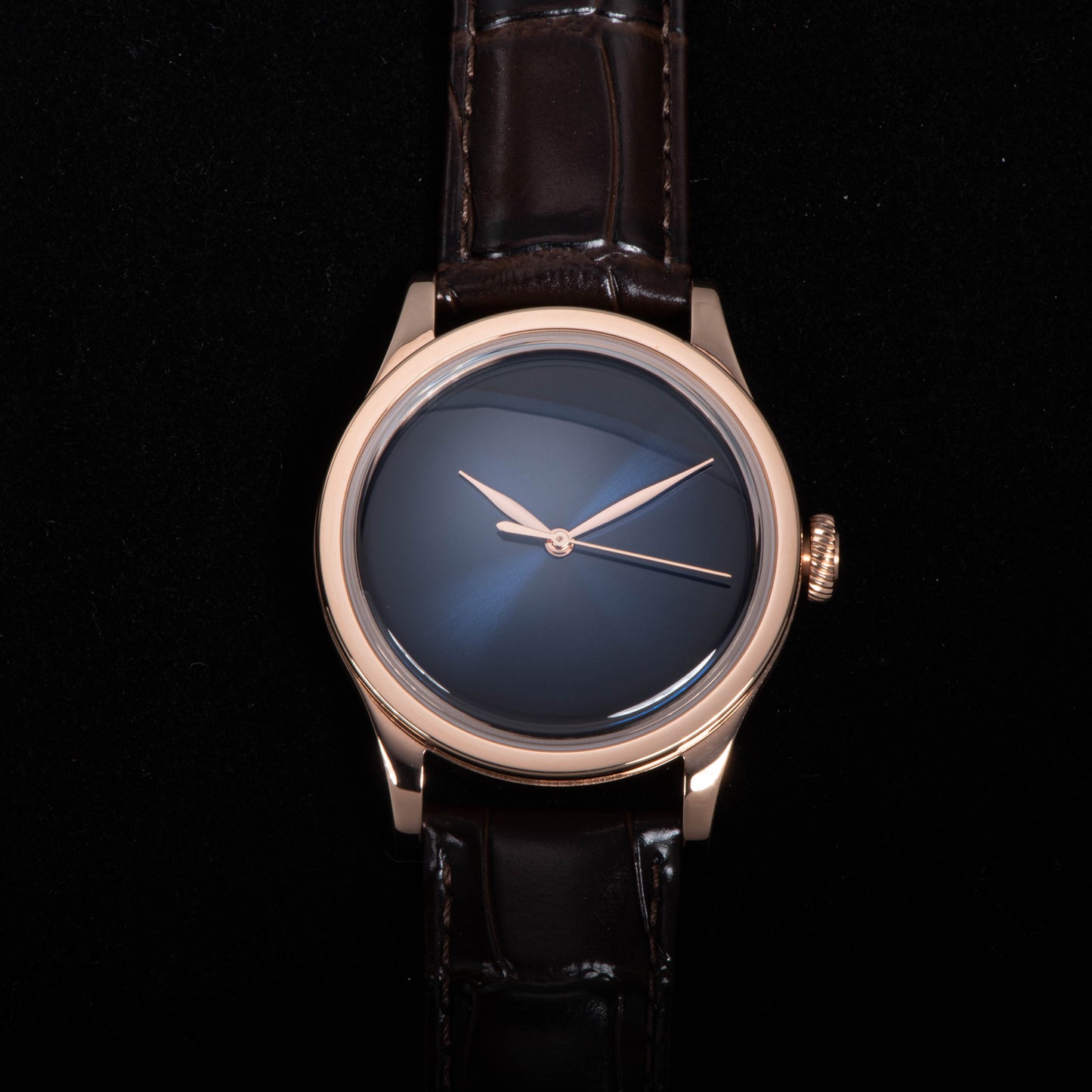 Heritage 411-3A Seagull 2130 Movement Rose Gold Case Blue Dial SU4113RBL