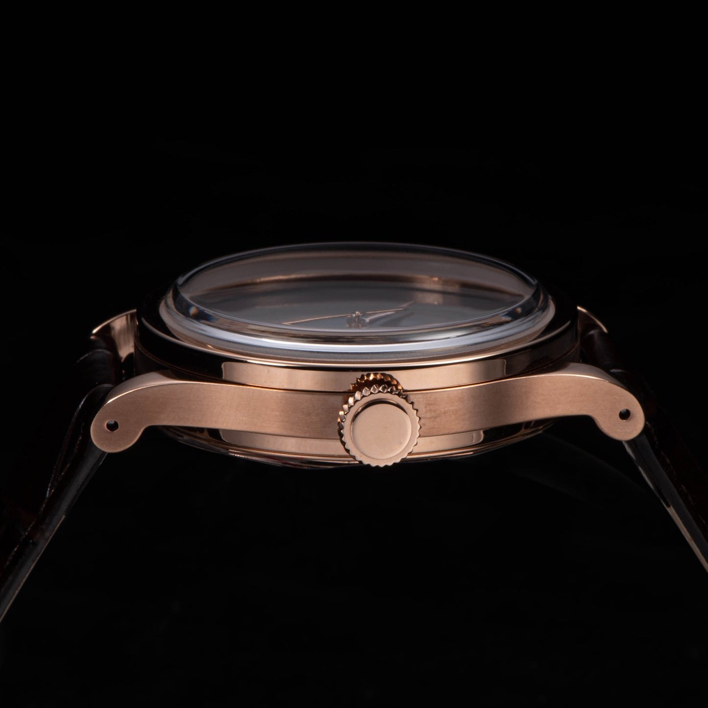 Heritage 411-3A Seagull 2130 Movement Rose Gold Case Black Dial SU4113RBK