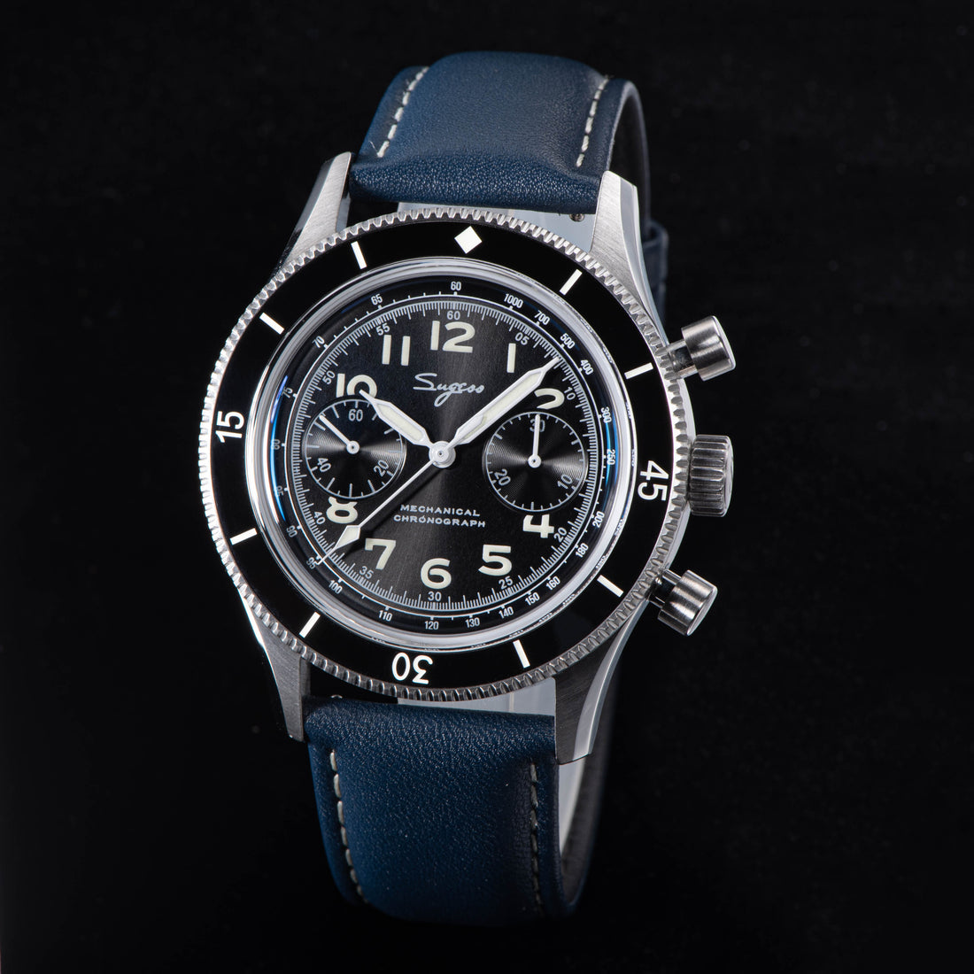 Chrono Heritage S423 Chronograph Black Dial