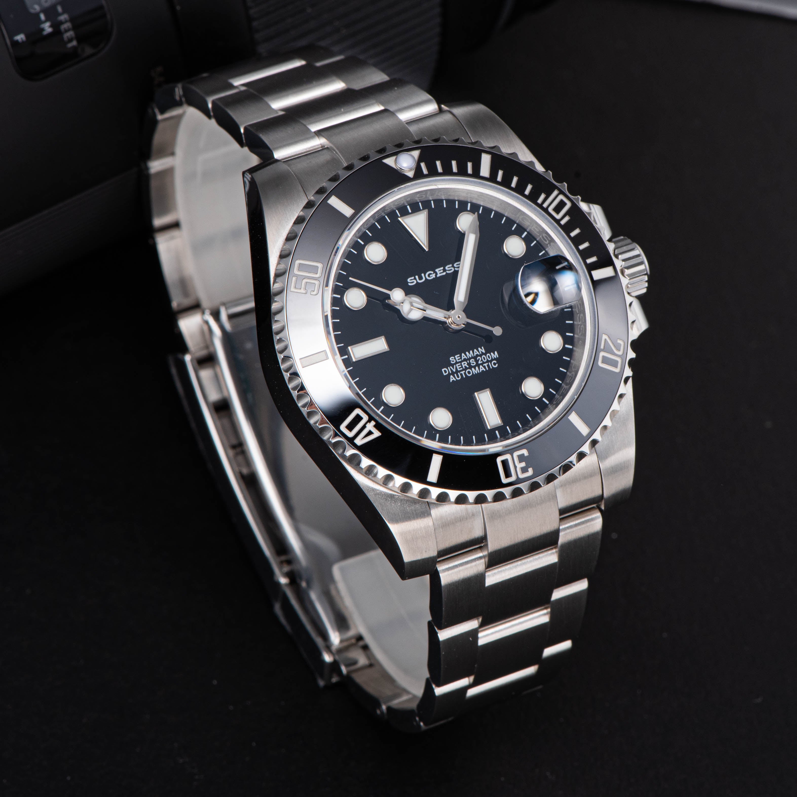 Submariner V10 Stainless Steel Ceramic Bezel Seaman NH35A
