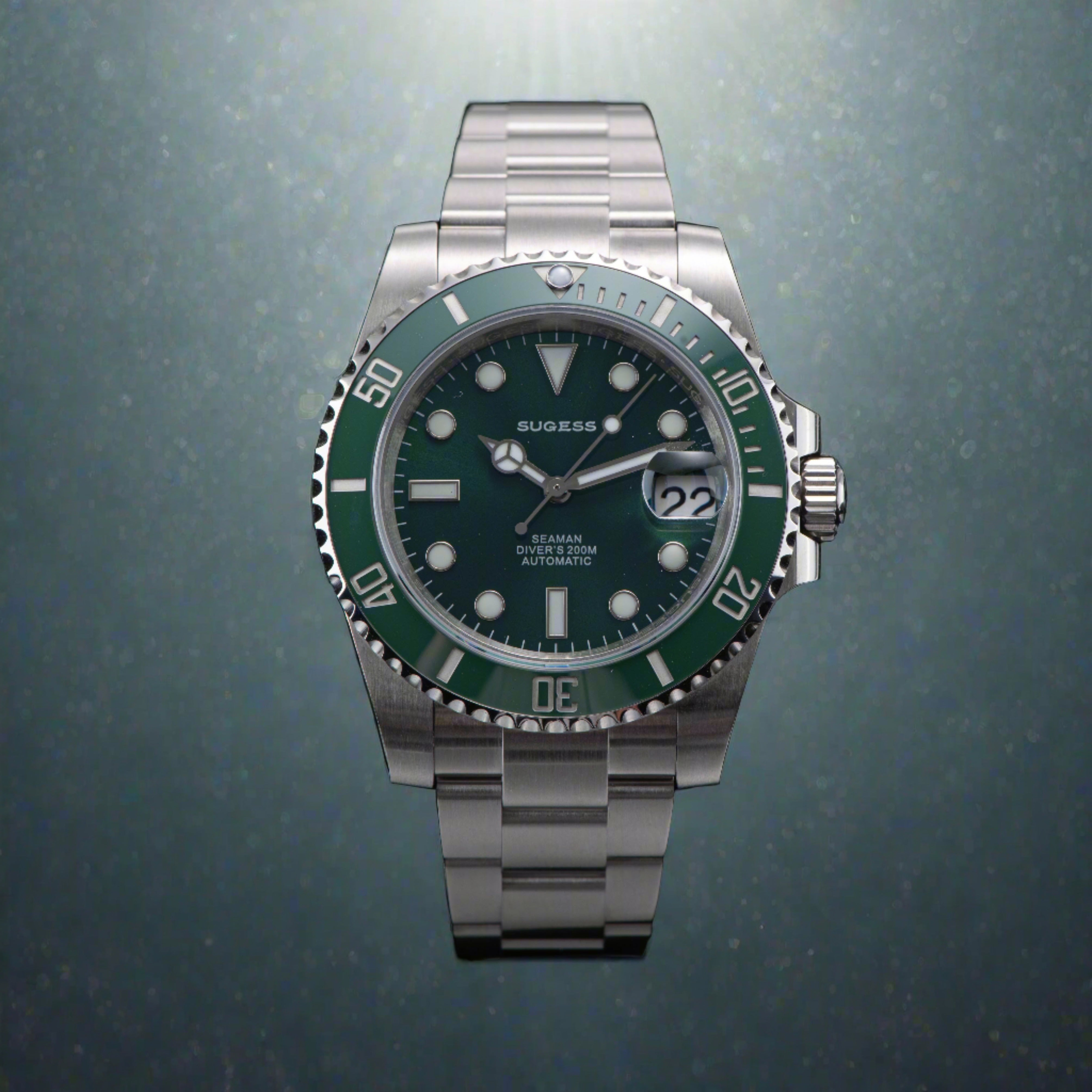 Ocean Star SP116610LV Burst Green Dial Green Bezel Automatic