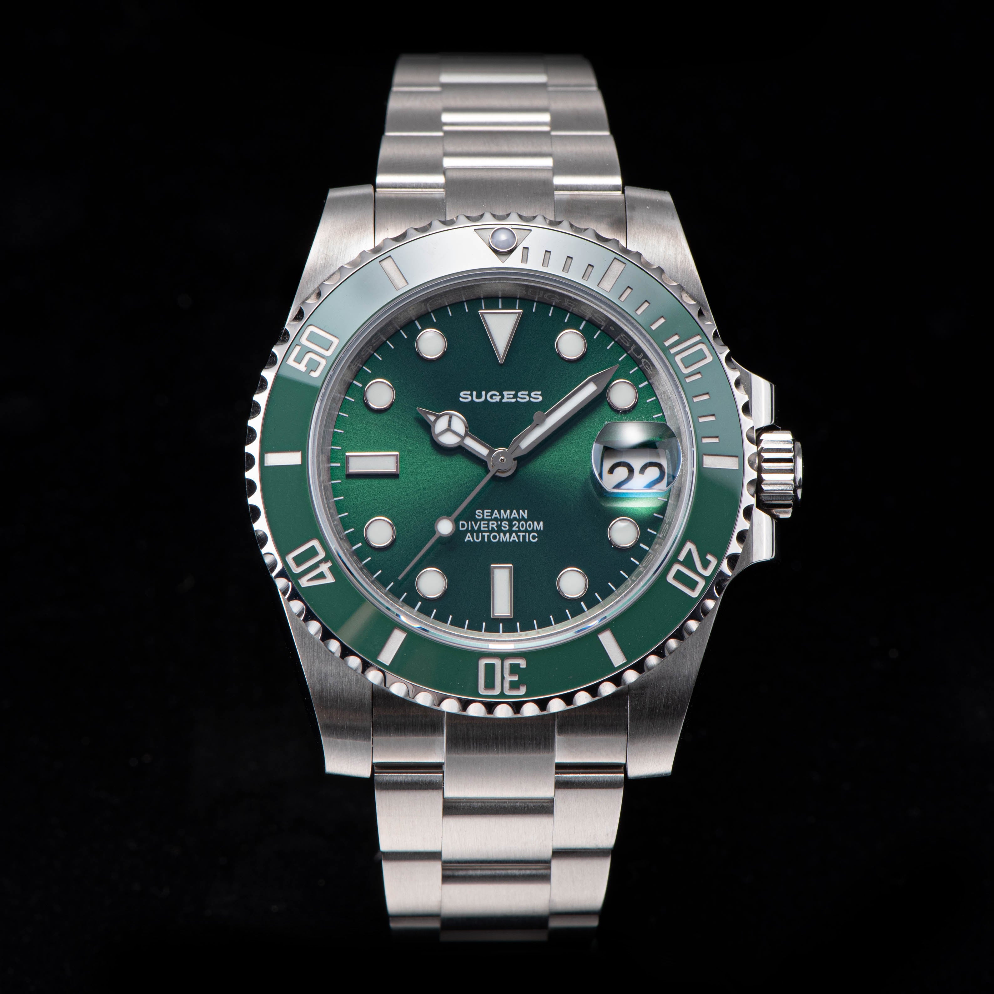 Ocean Star SP116610LV Burst Green Dial Green Bezel Automatic (NH35