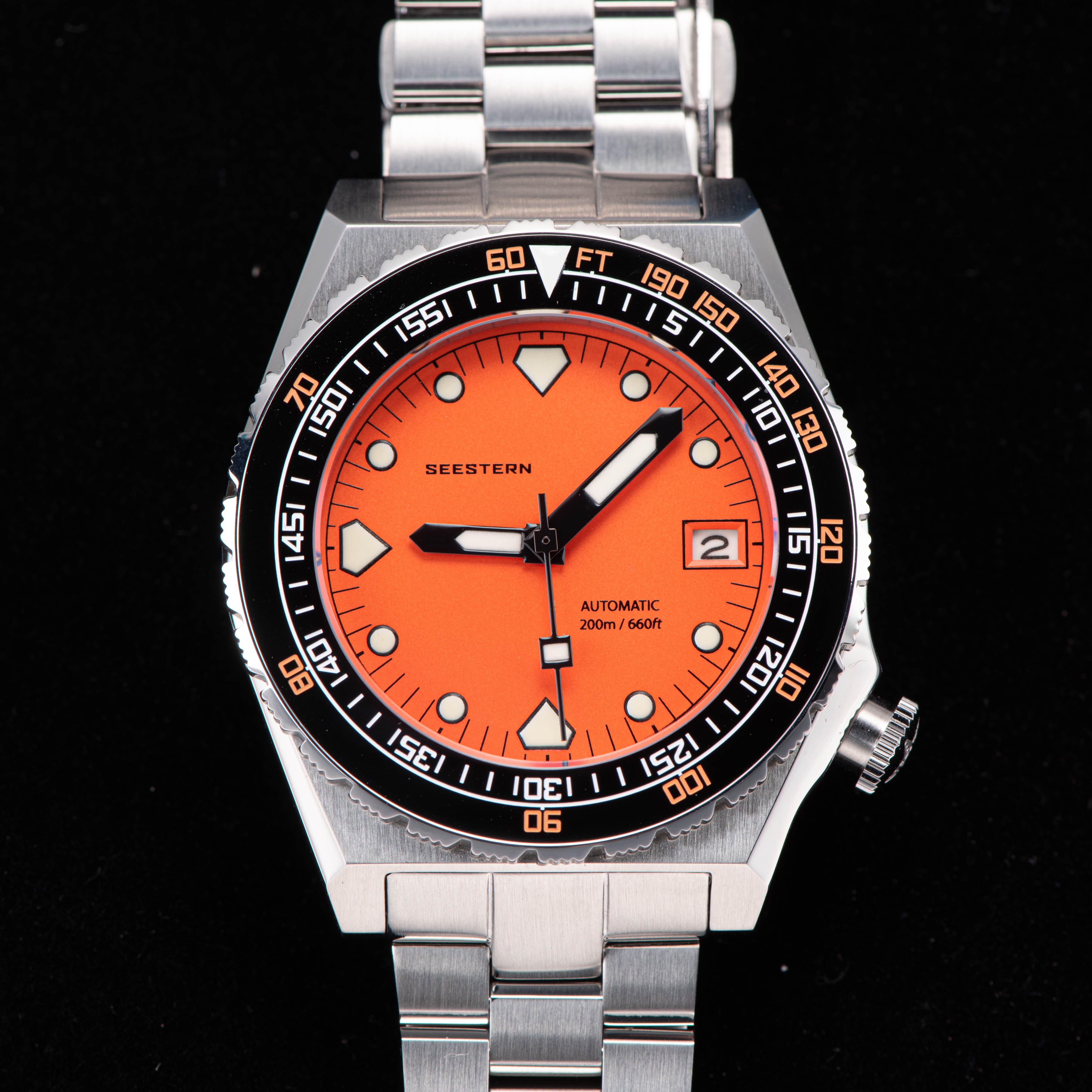 時計 SEESTERN automatic Seestern Sub300T Stainless Steel Ceramic Bezel Seaman NH35A