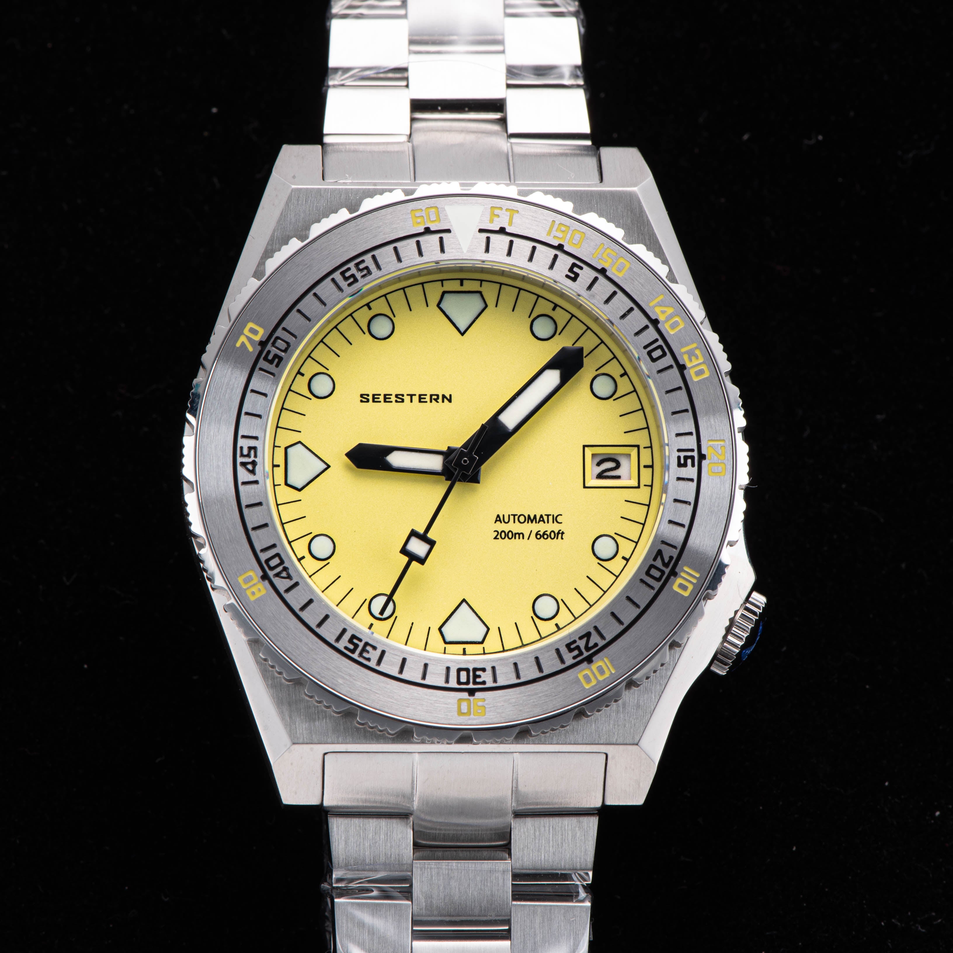 Seestern Sub 600T Stainless Steel Ceramic Bezel Seaman NH35A