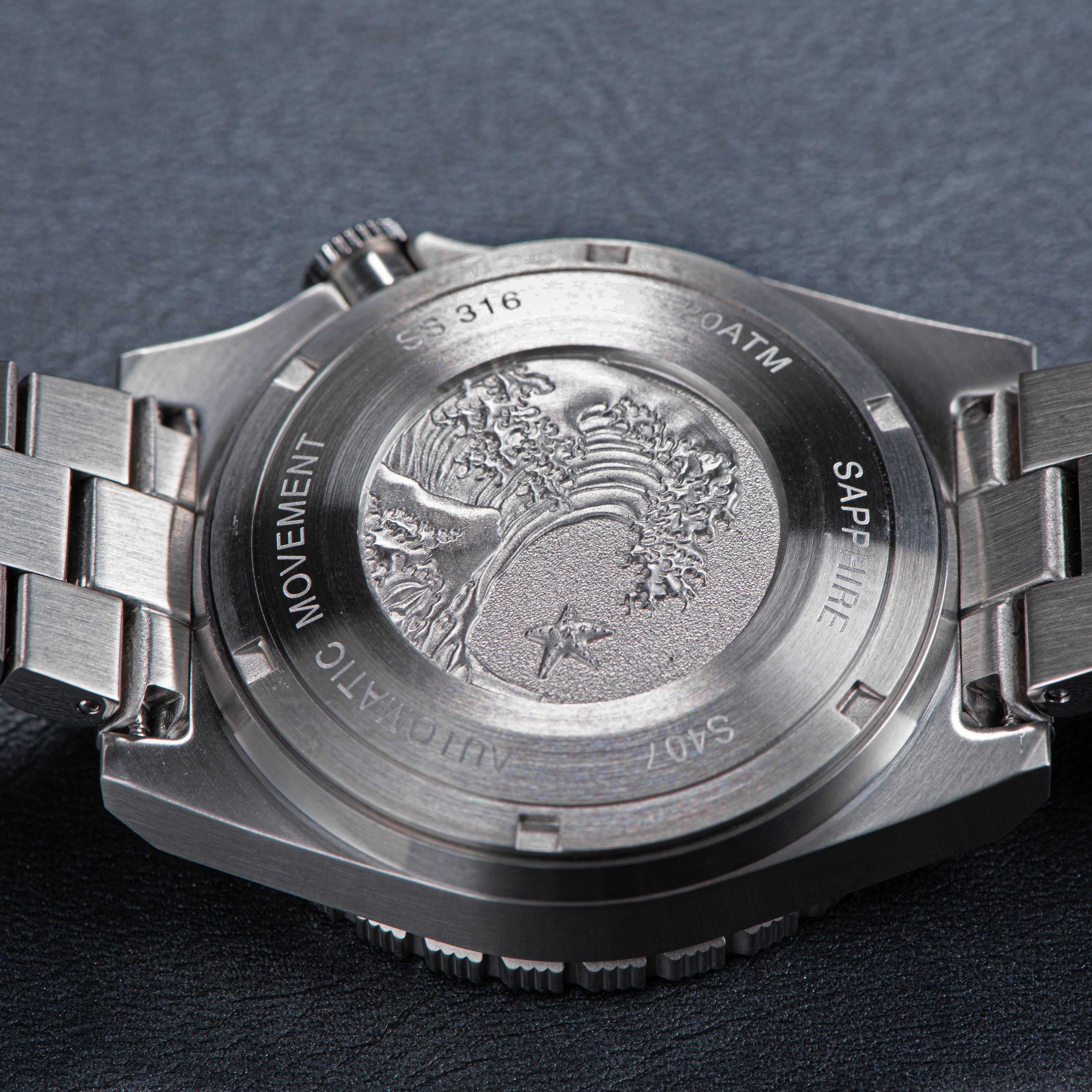 Seestern Sub300T Stainless Steel Ceramic Bezel Seaman NH35A