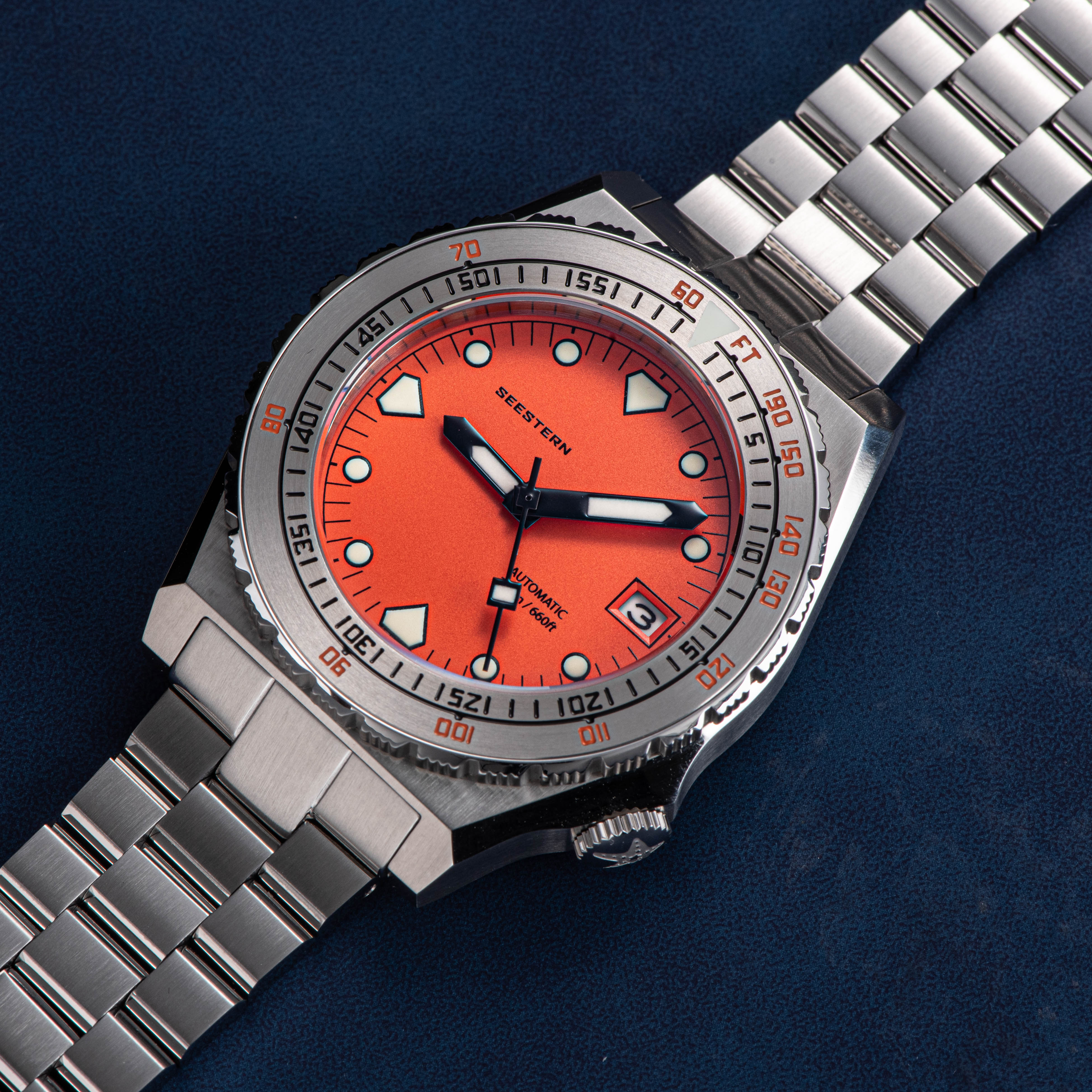 Seestern Sub300T Stainless Steel Ceramic Bezel Seaman NH35A