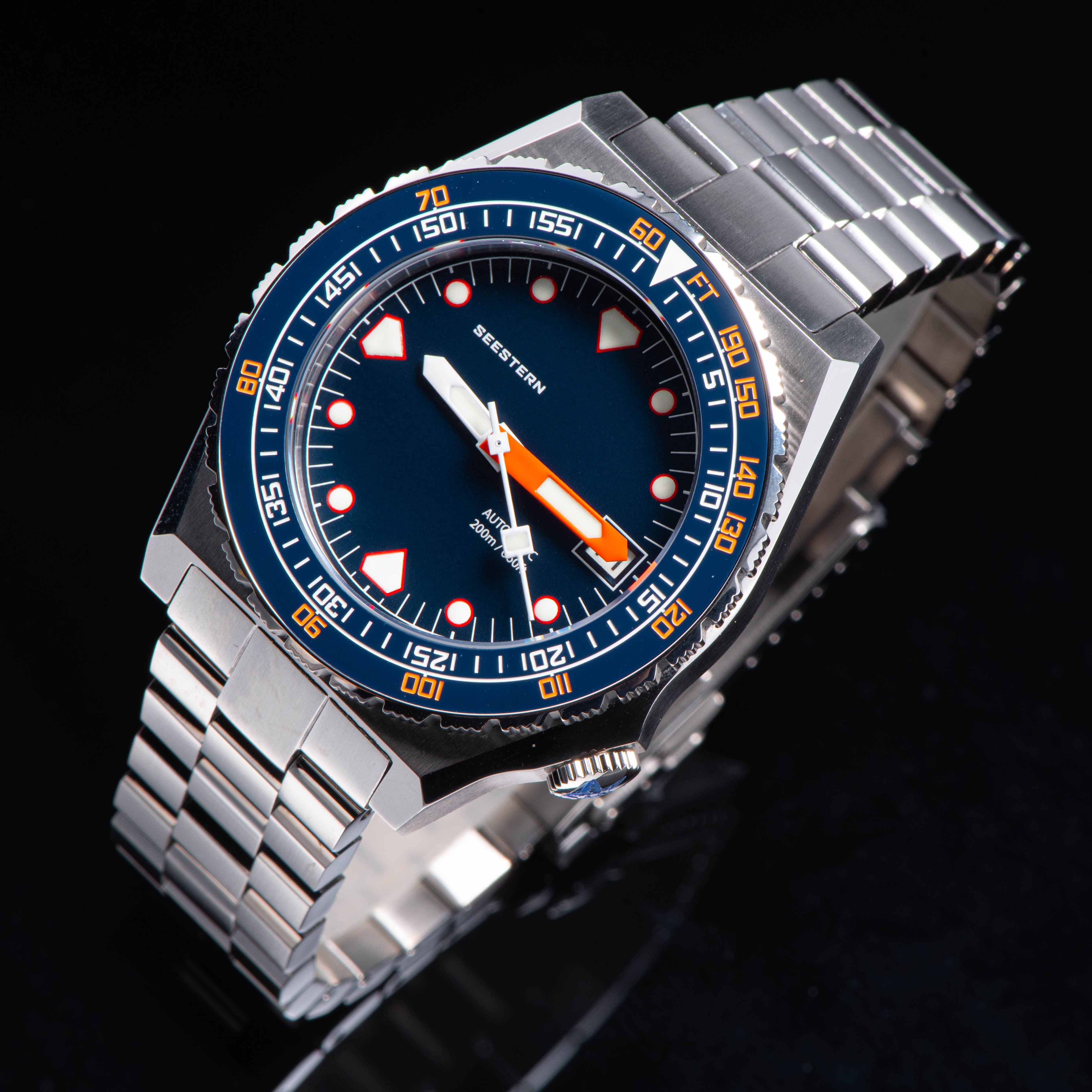 Seestern Sub 600T Stainless Steel Ceramic Bezel Seaman NH35A