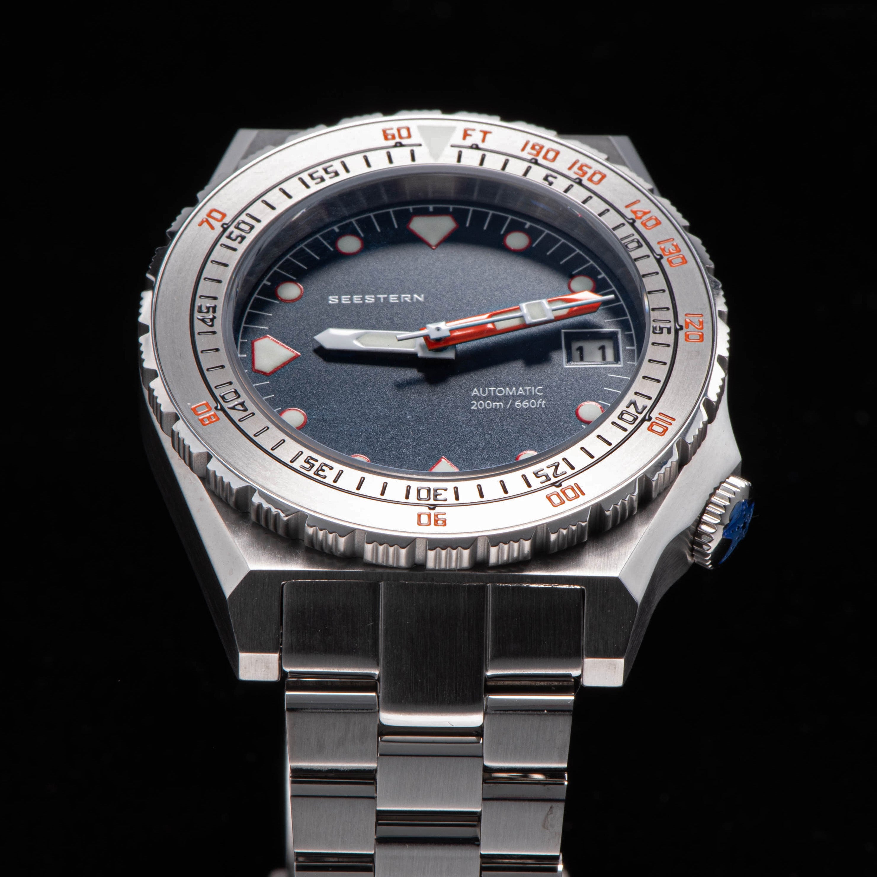 Seestern Sub300T Stainless Steel Ceramic Bezel Seaman NH35A