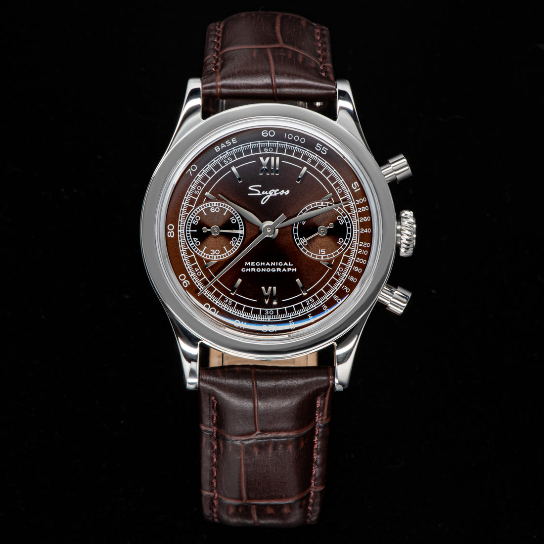 Chrono Heritage S411 SU1901BRS Brown Dial