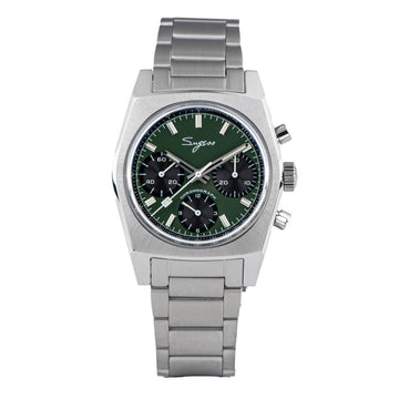 Chrono Heritage S419 Chronograph Green Dial Bracelet