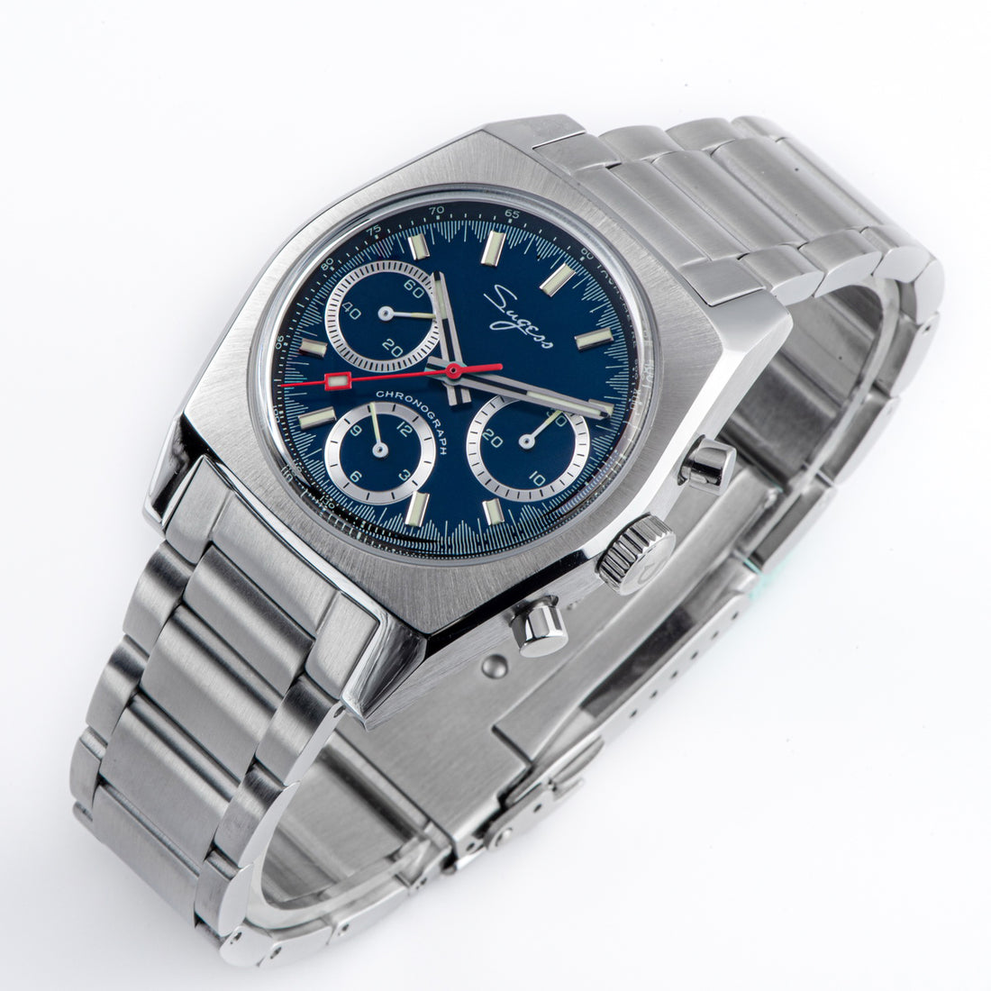 Chrono Heritage S419 Chronograph Deep Blue Dial Bracelet