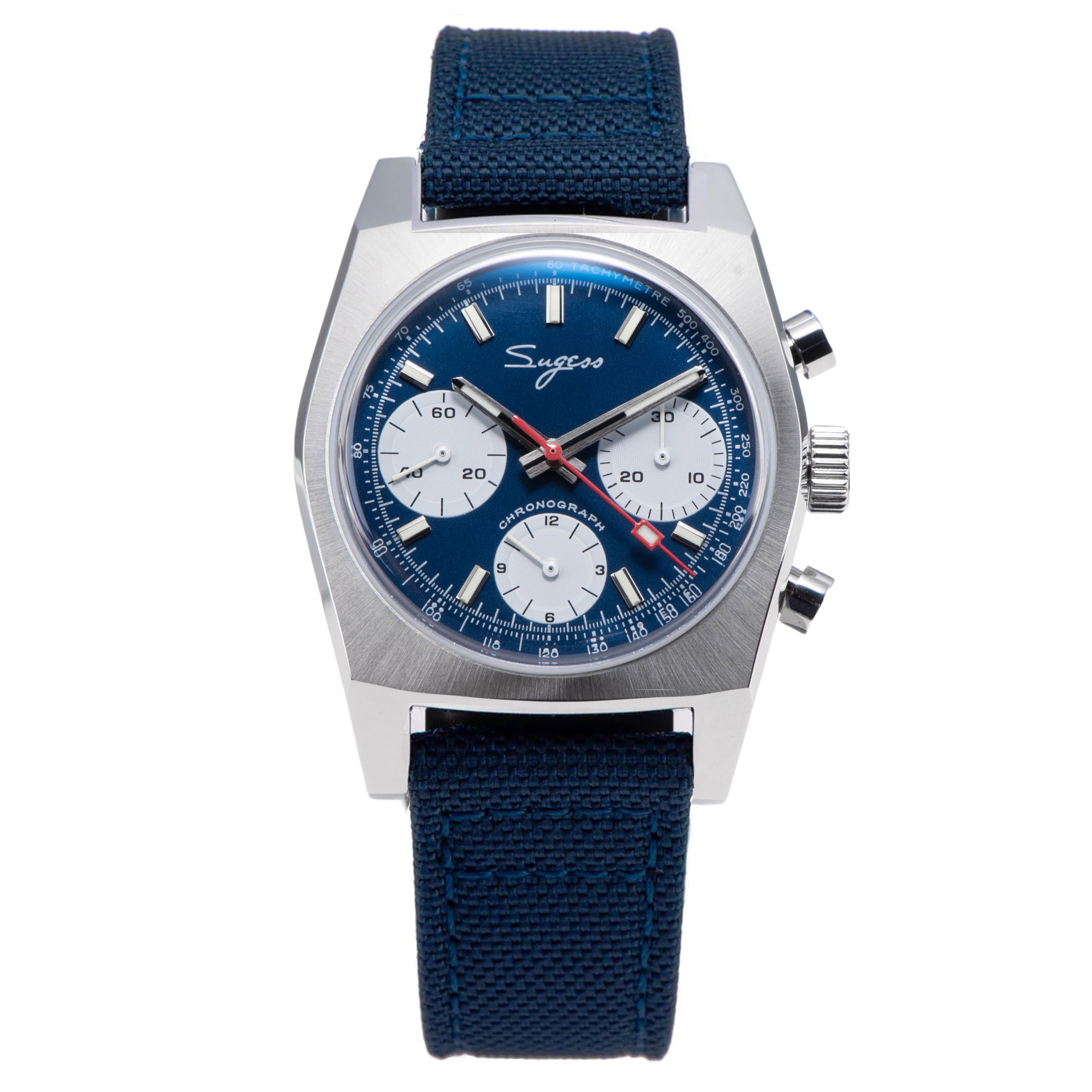 Chrono Heritage S419 Chronograph Blue Panda Dial