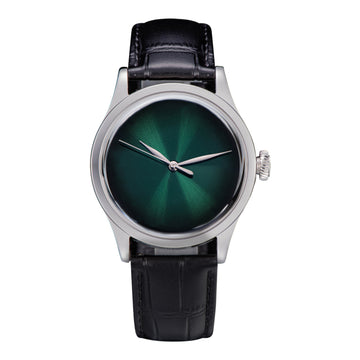 Heritage 411-3 Seagull 2130 Movement  Stainless Steel Case Green Dial SU4113SGN