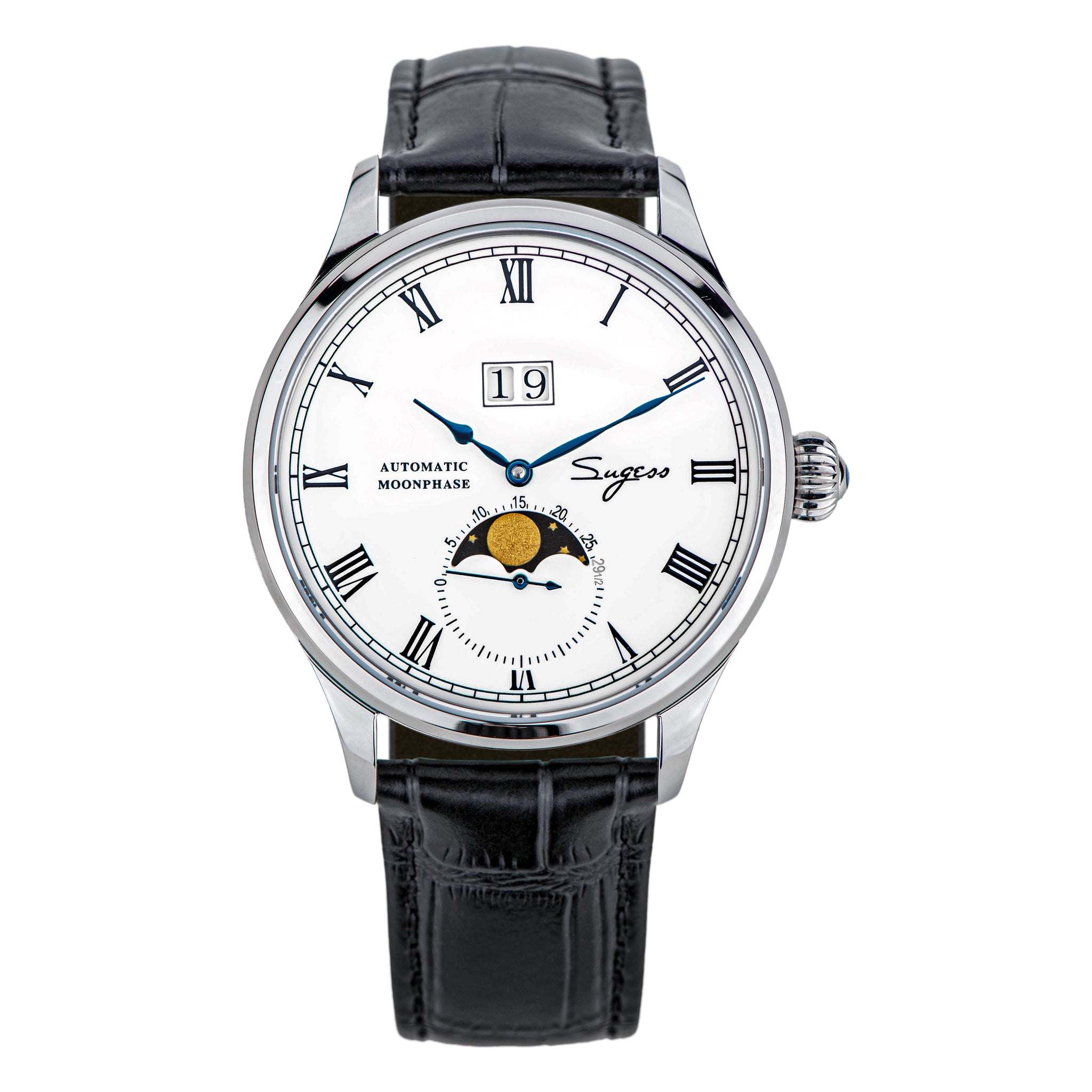 MoonPhase Master Automatic SU2528SS Enamel Dial