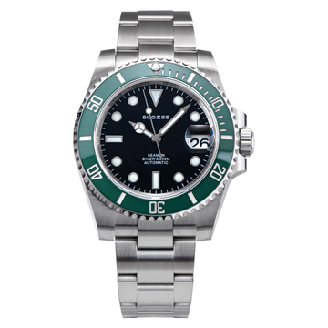 Ocean Star SP126610LV Black Dial Green Bezel Automatic (NH35 movement)